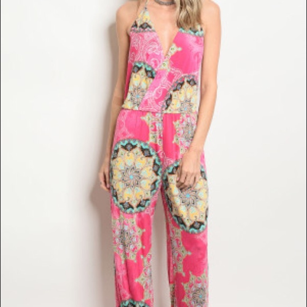 FUCHSIA MULTI JUMPSUIT